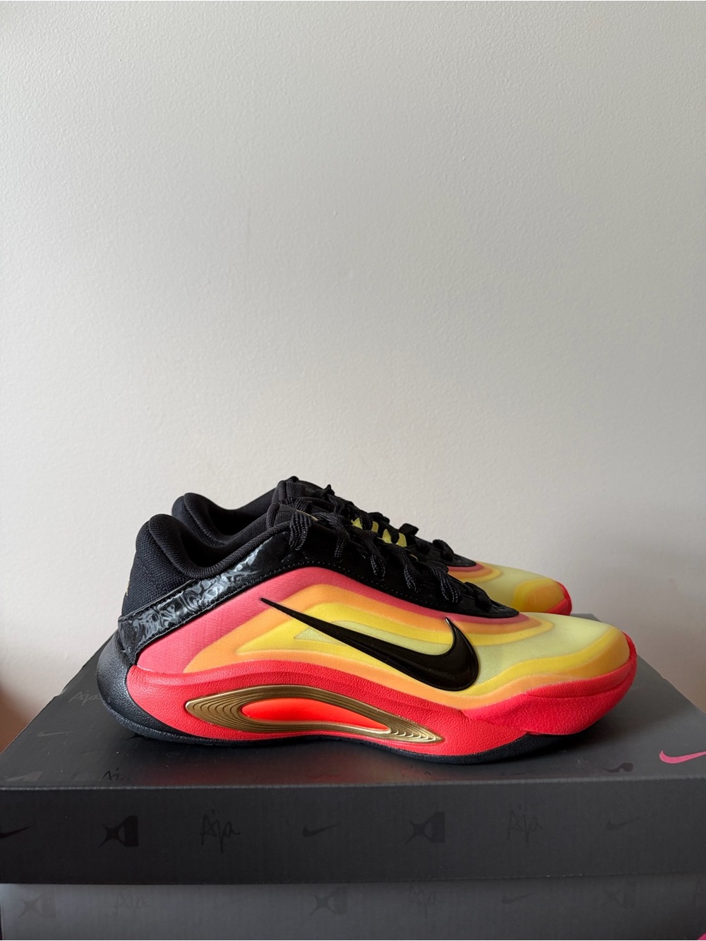 Nike A'ja Wilson A'One Black Metallic HQ1728-001 Women’s Size 6